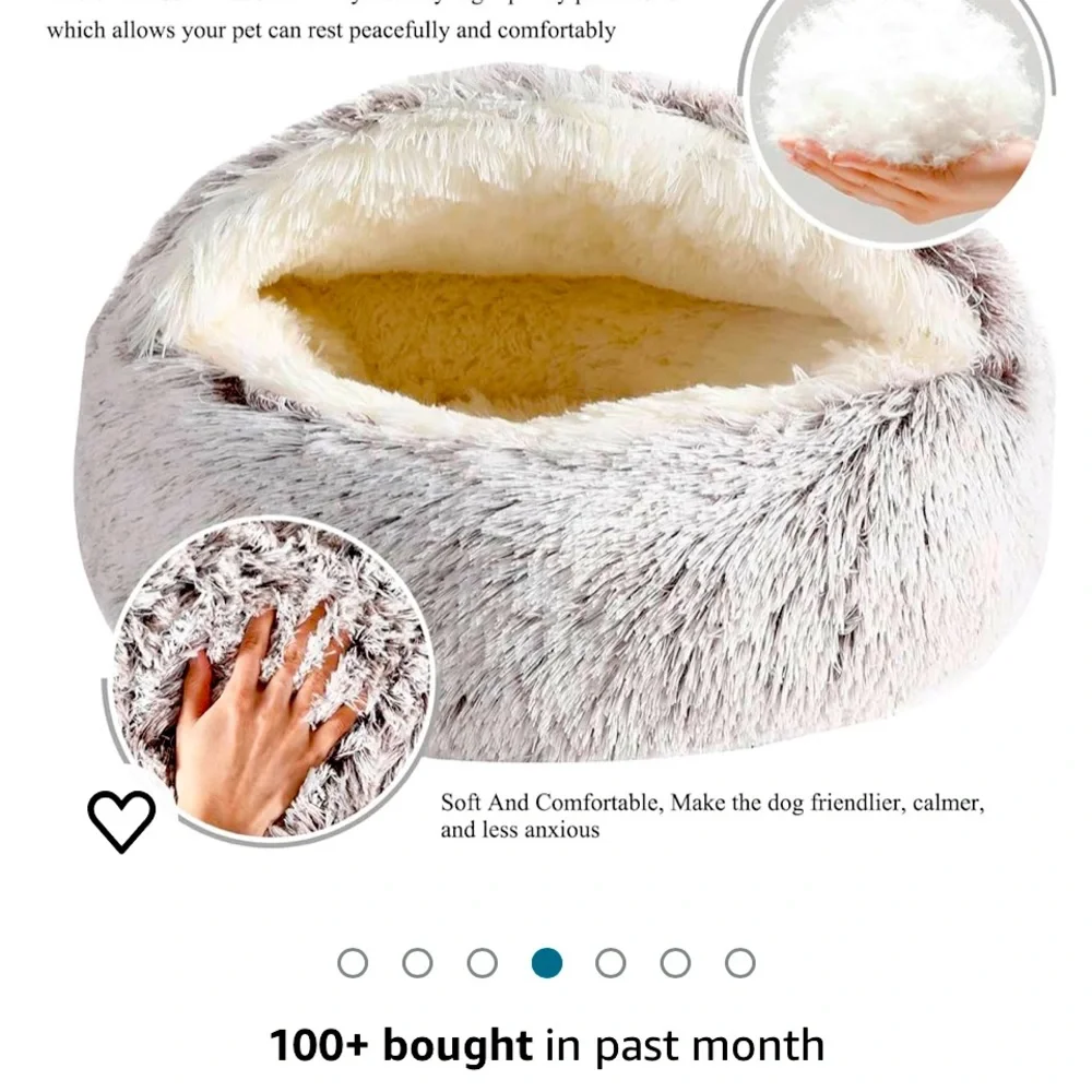 Dog/Cat bed, comfy, soft and lightweight.